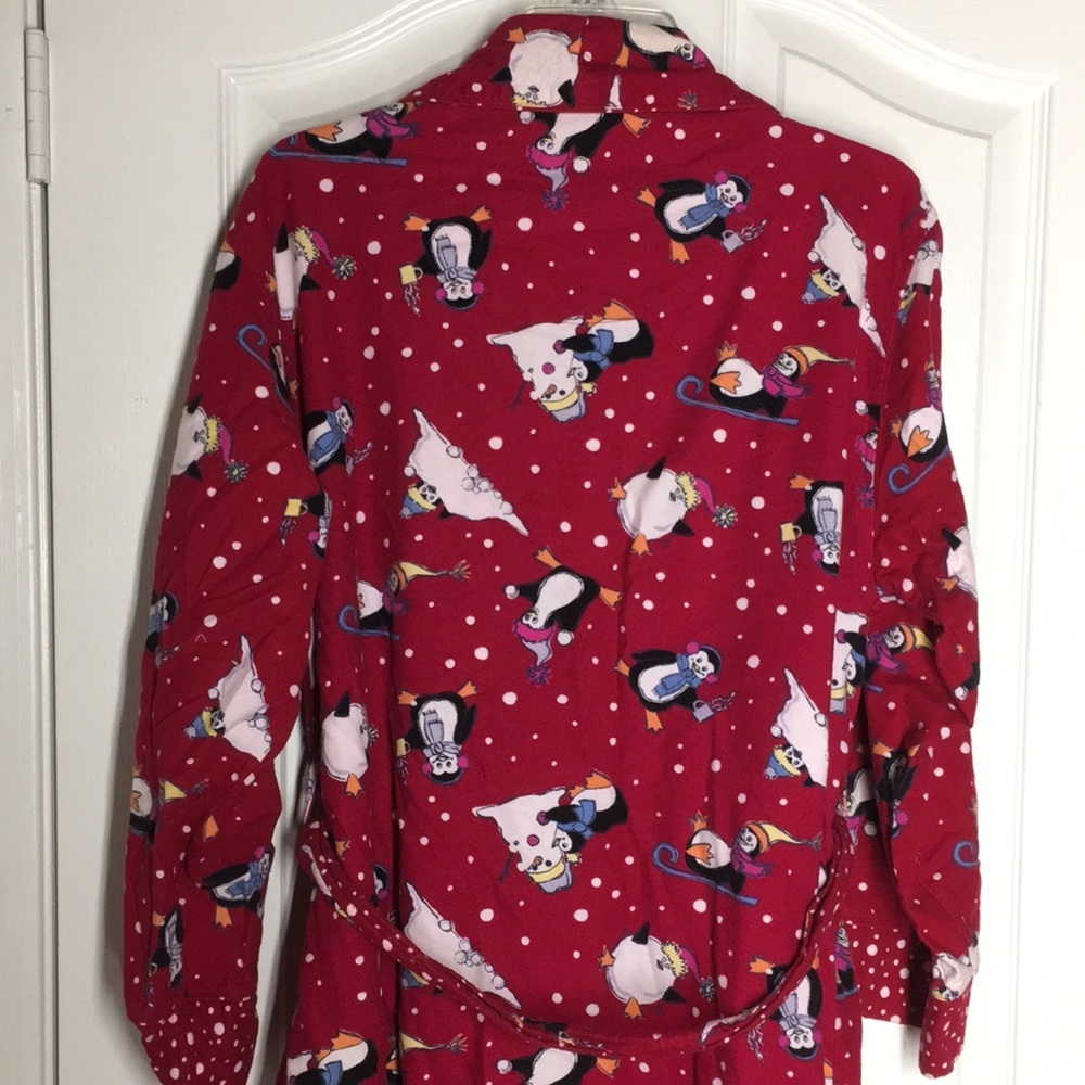 FINAL MARKDOWN Ladies’ Allison Rhea Flannel Holiday Robe (OSFM) - Picture 11 of 12